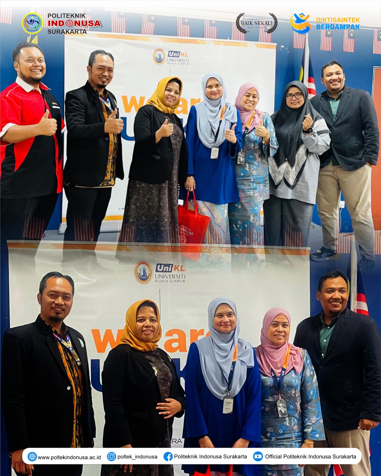 Benchmarking and International Research Collaboration: Politeknik Indonusa Surakarta Strengthens Strategic Cooperation with UNIKL MFI Malaysia Benchmarking and International Research Collaboration: Politeknik Indonusa Surakarta Strengthens Strategic Cooperation with UNIKL MFI Malaysia
